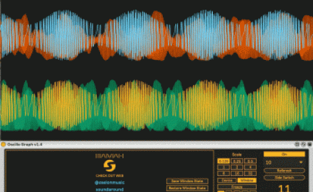 Sound Around Oscillo Graph v1.4b Max for Live